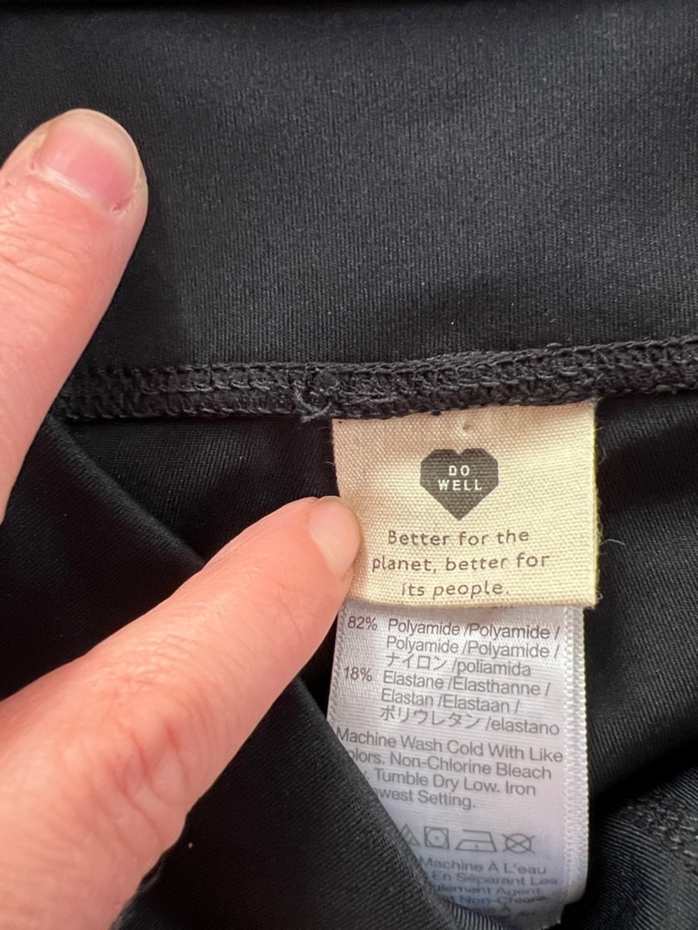 Madewell MWL High-Rise Black Leggings - Picture 6 of 9